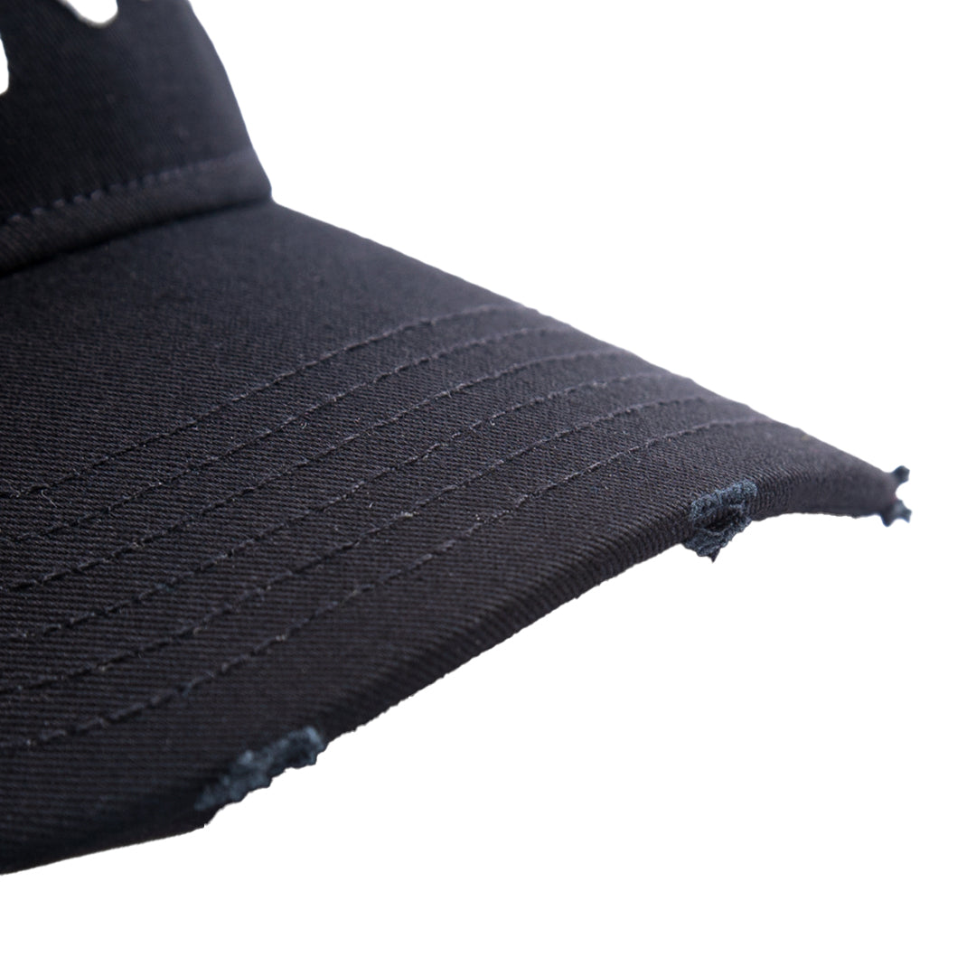 No Rules Graffiti Logo Baseball Cap - Black